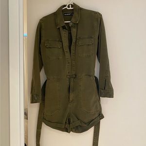 BLANK NYC Women's Olive Green Romper Size 25